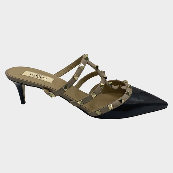 Valentino flat shoes sales black