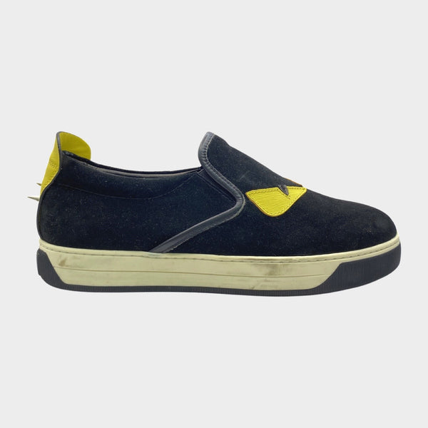 Fendi monster outlet slip on