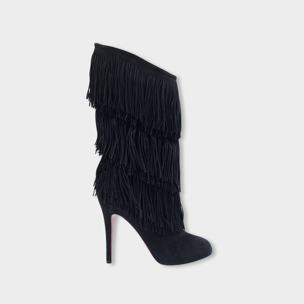 christian louboutin suede boots