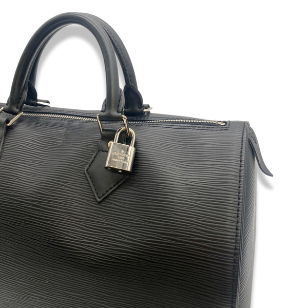 Louis Vuitton Black Epi Speedy 30 Handbag Louis Vuitton