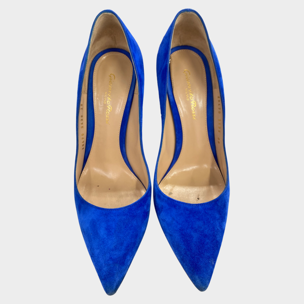 Royal blue suede clearance pumps