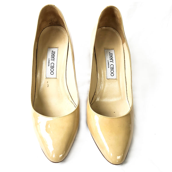 Jimmy choo discount pumps beige