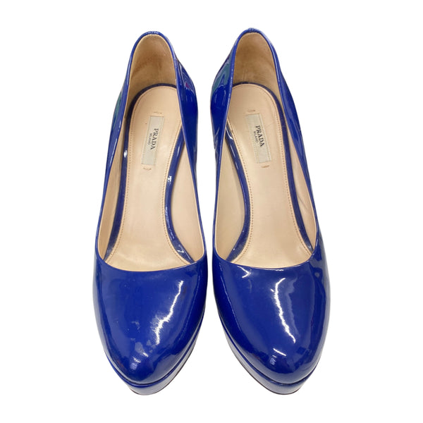 Prada 2024 blue pumps