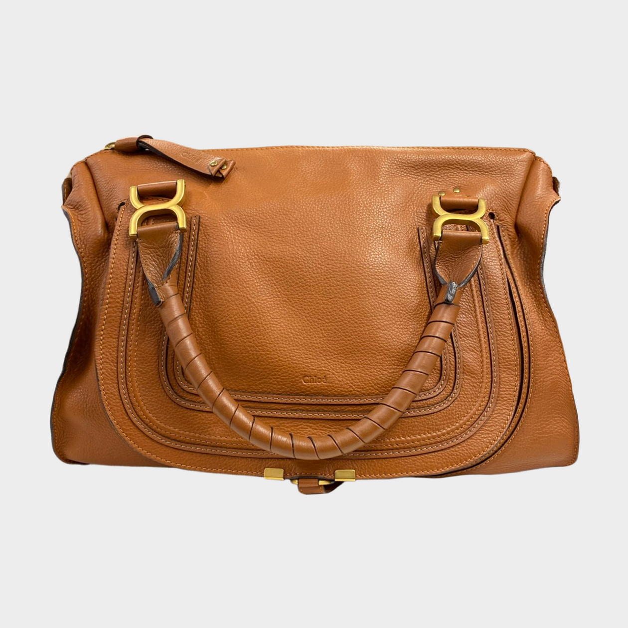 Chloe marcie large discount tan