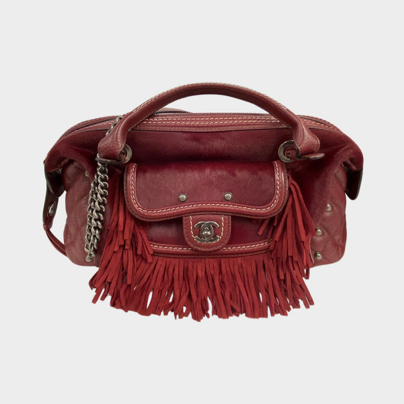 Chanel bag discount with fringe