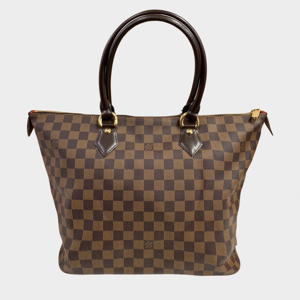 Louis Vuitton Damier Ebene Canvas Saleya PM Bag Louis Vuitton