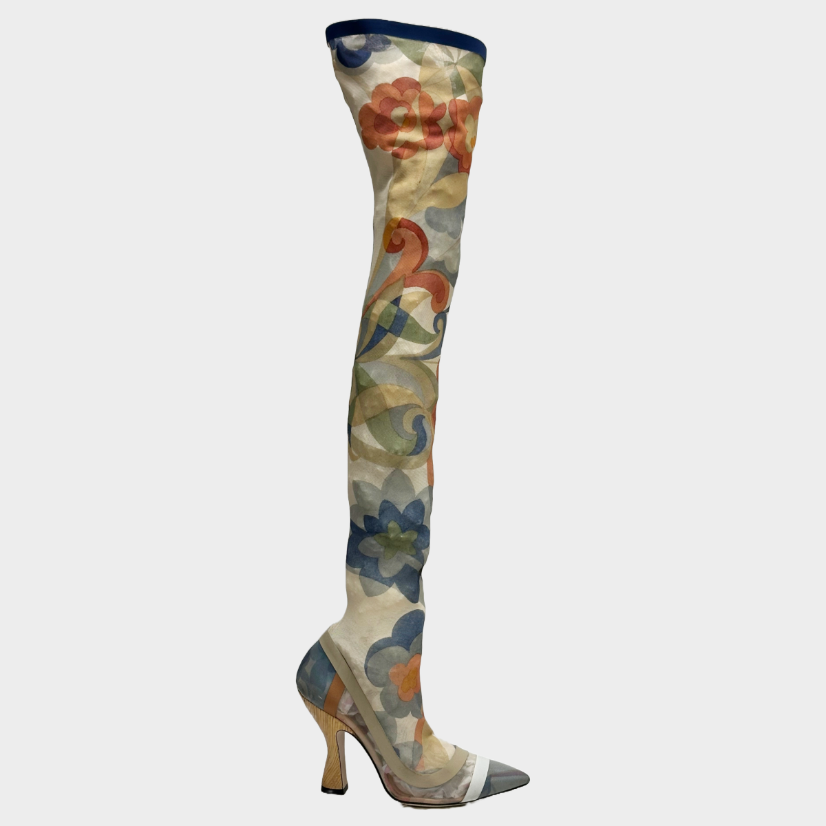 Fendi knee high boots best sale