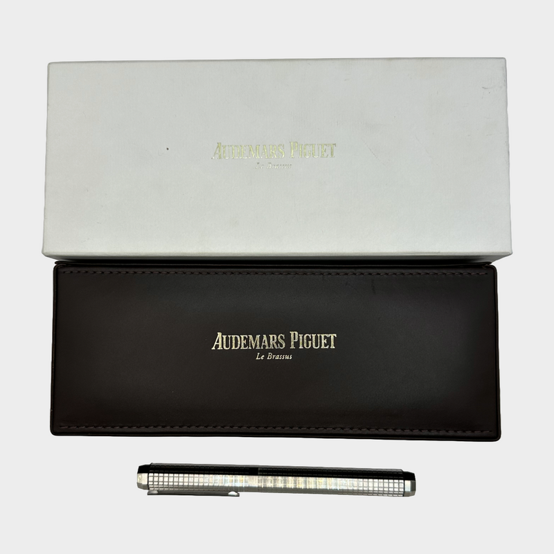 Audemars Piguet silver steel Royal Oak fountain pen