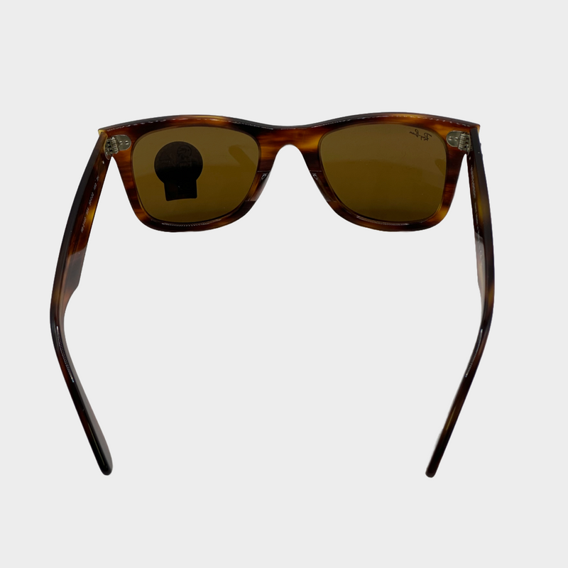 Ray Ban brown tortoiseshell wayfarer sunglasses