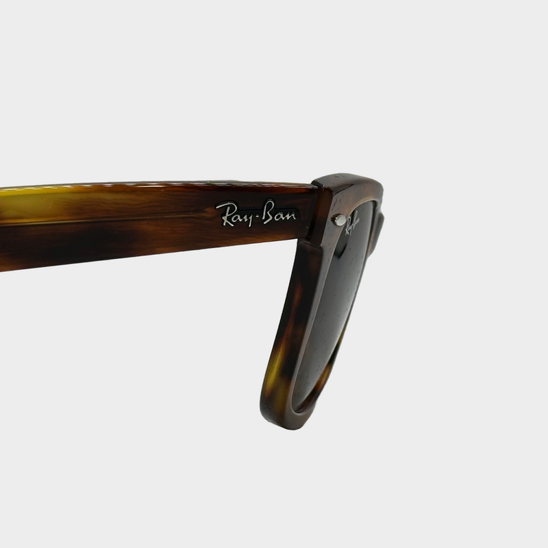 Ray Ban brown tortoiseshell wayfarer sunglasses