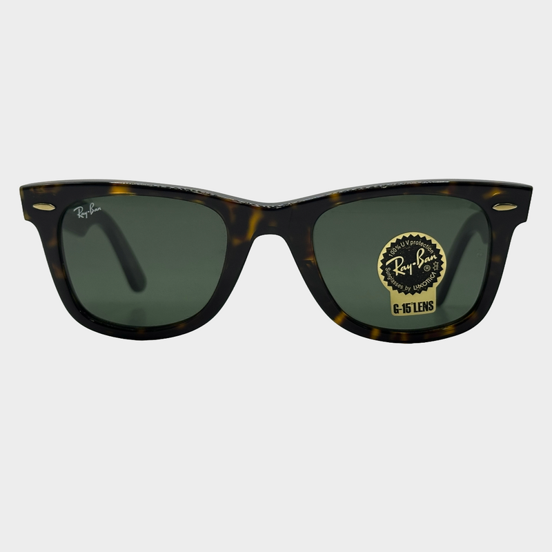 Ray Ban brown dotted tortoiseshell wayfarer sunglasses