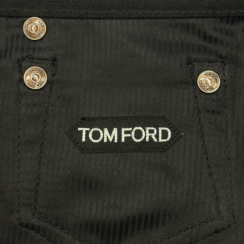 Tom Ford men's black denim trousers