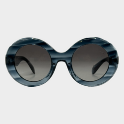 Oliver Peoples women's blue clear acetate Dejeanne sunglasses