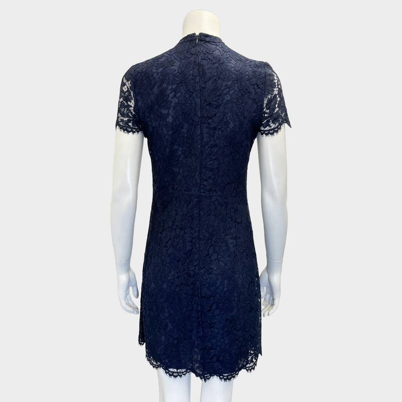 Valentino women's navy lace l'amour dress