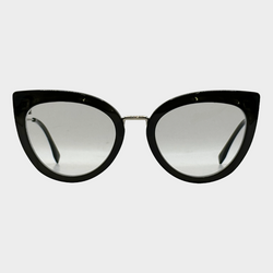 Fendi women's black acetate cat-eye glasses