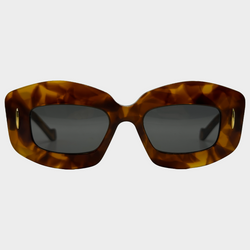 Loewe women's brown tortoiseshell acetate Screen sunglasses