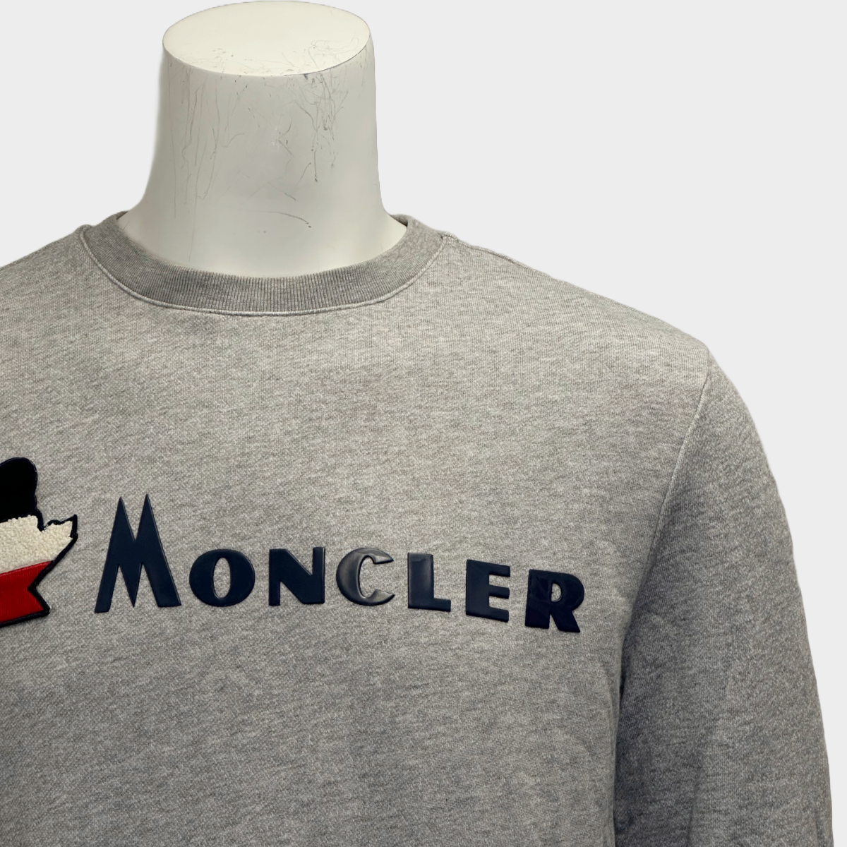 Moncler sweatshirt grey online