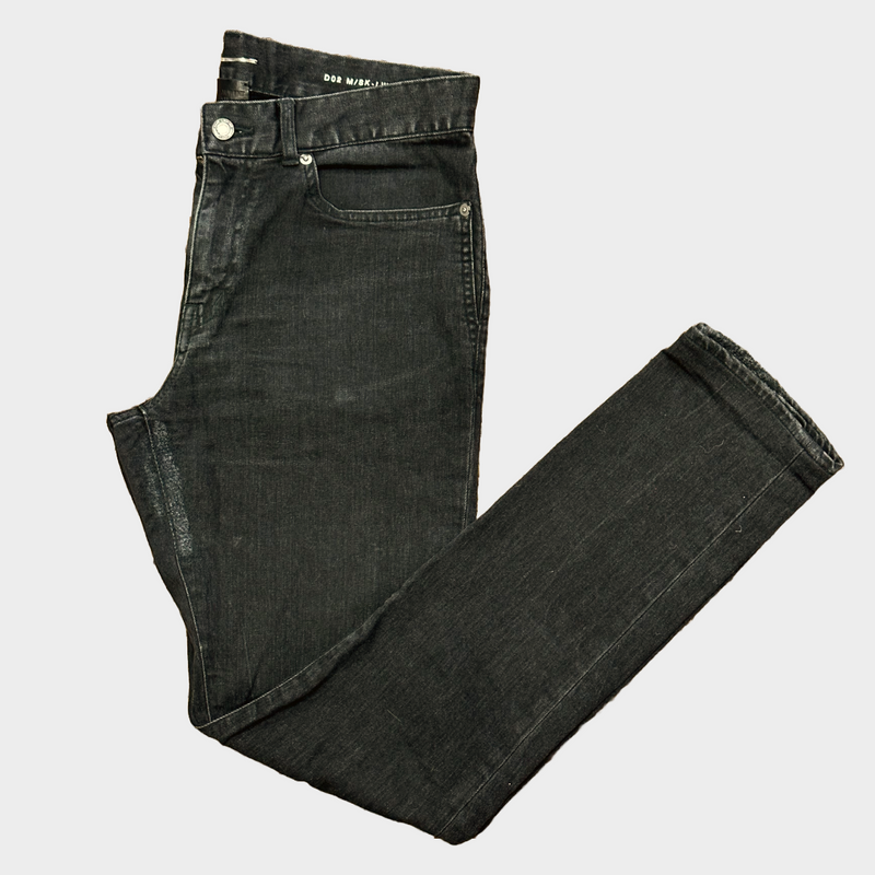 Saint Laurent men's black cotton jeans