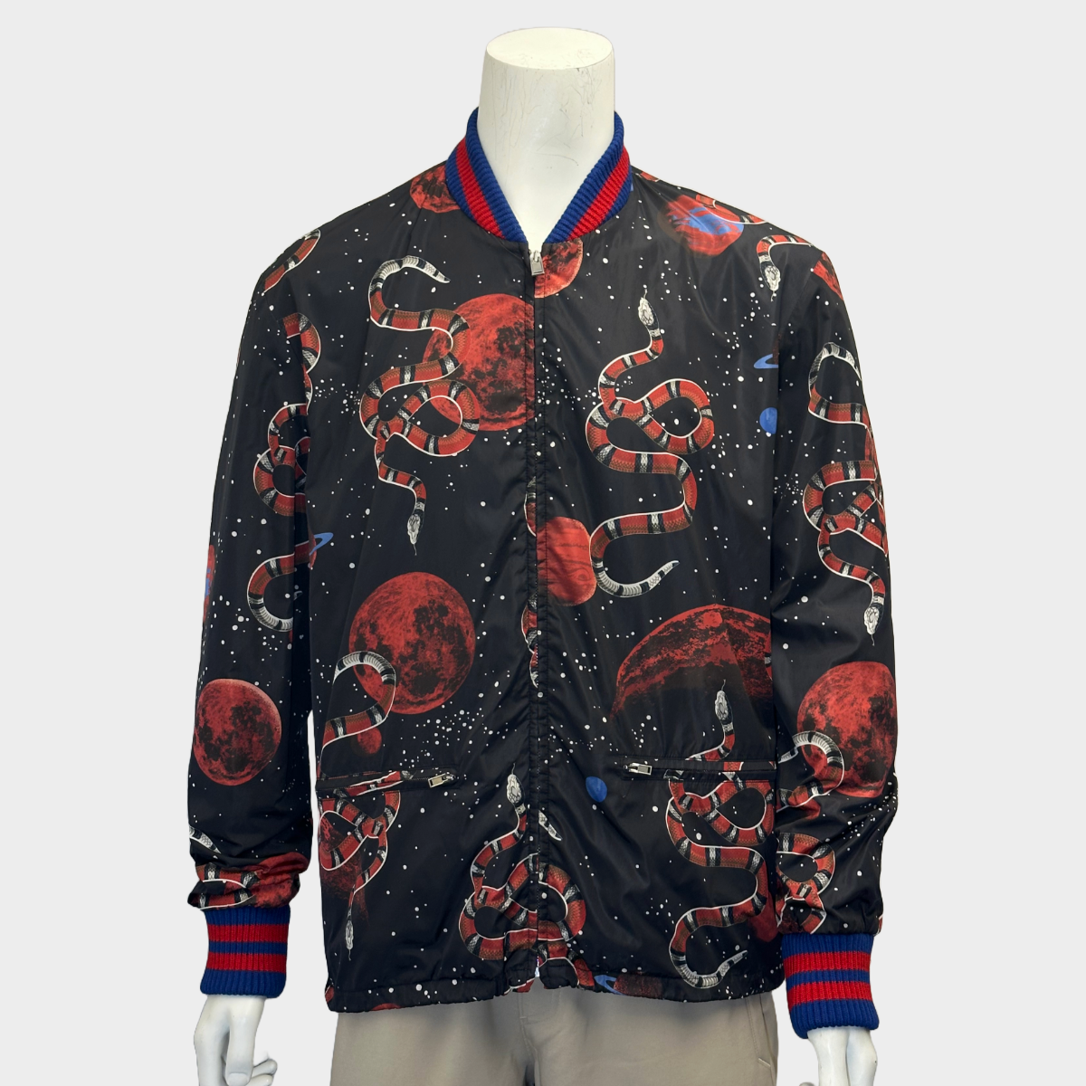 Gucci bomber jacket snake best sale