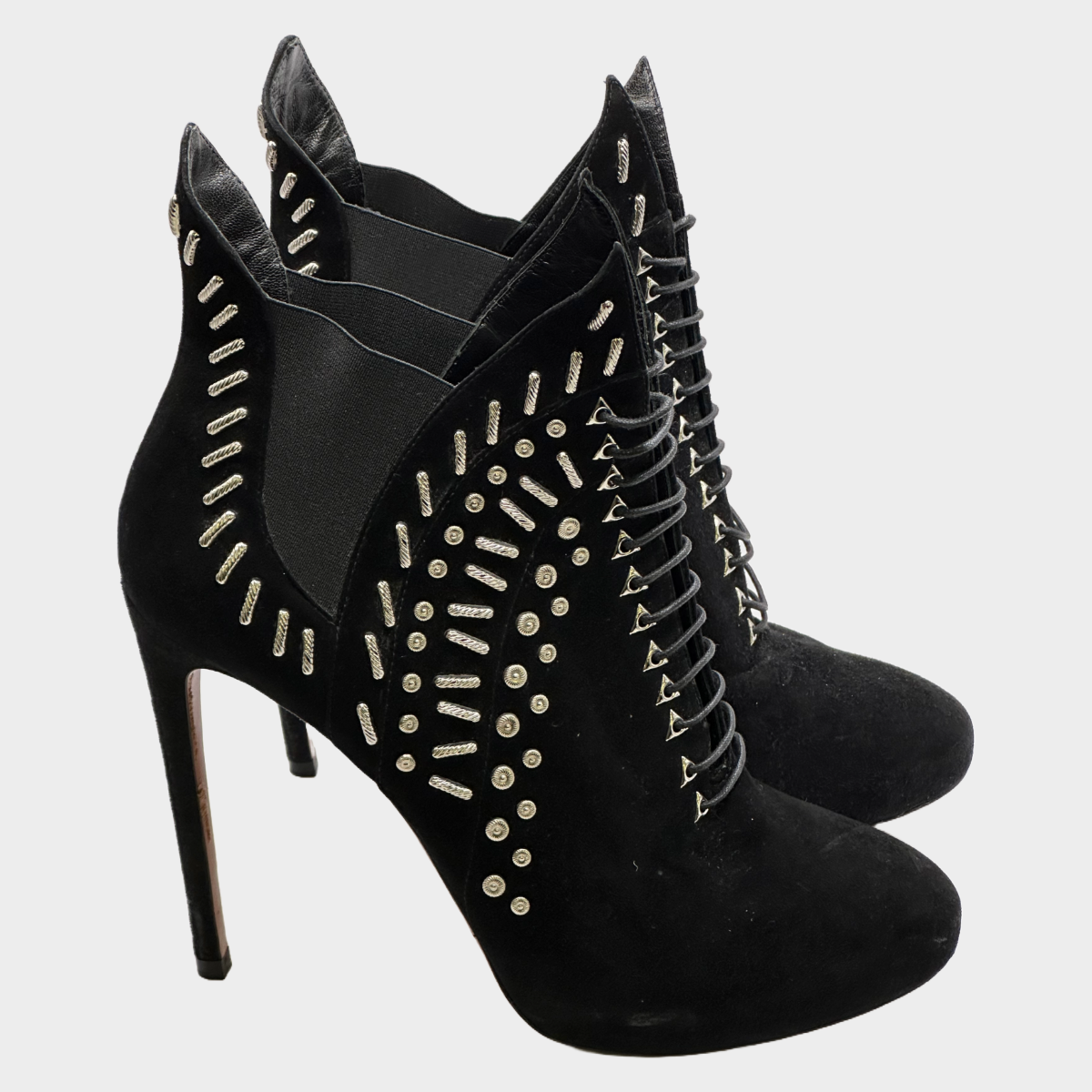 Alaia lace up boots on sale