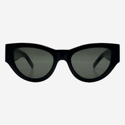 Saint Laurent women's black cat-eye sunglasses