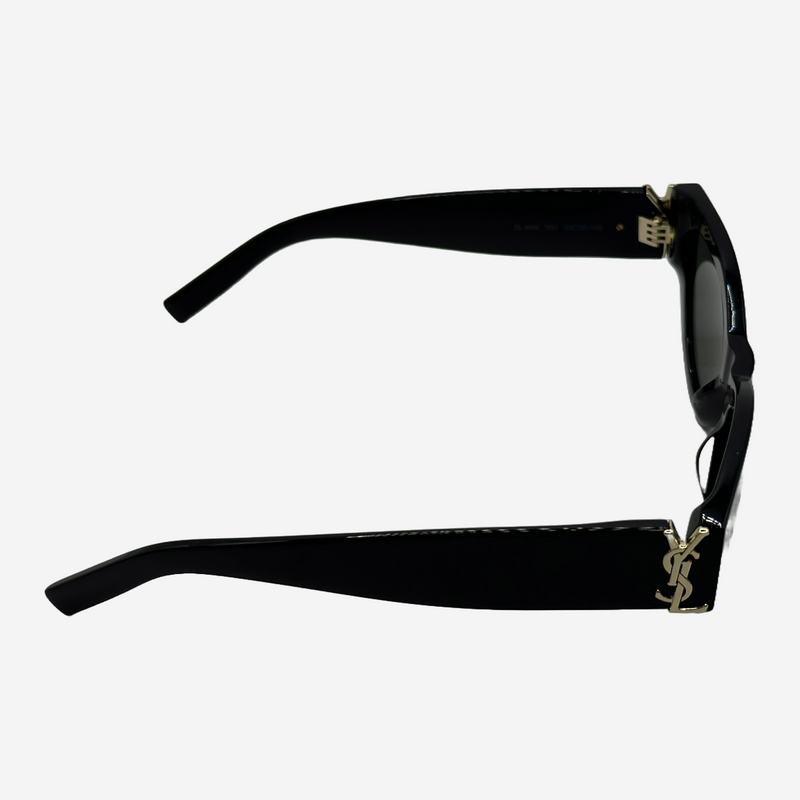 Saint Laurent women's black cat-eye sunglasses