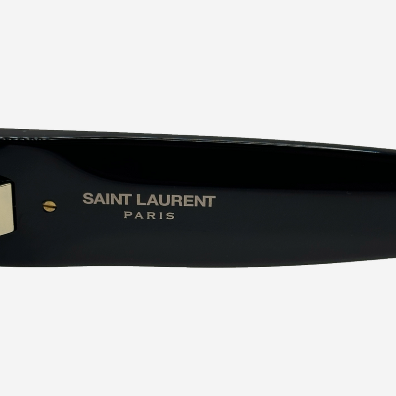 Saint Laurent women's black cat-eye sunglasses