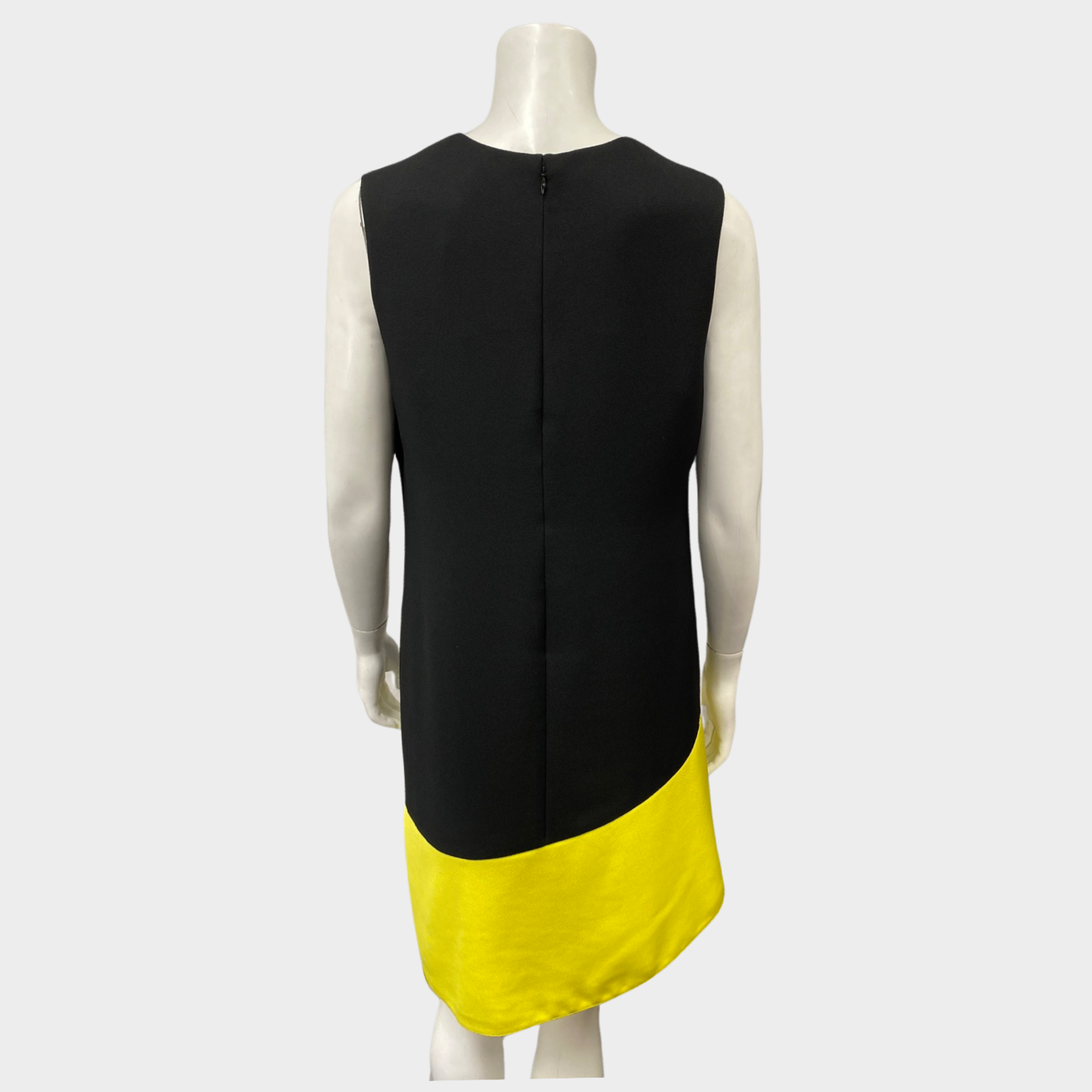 Balenciaga black and yellow asymmetrical dress – Loop Generation