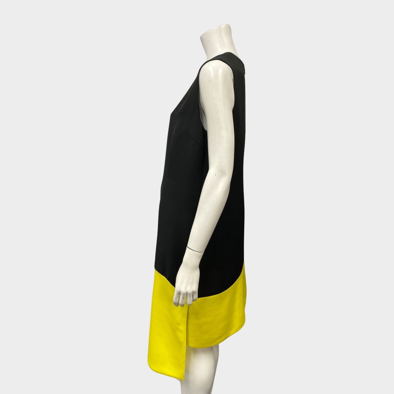 Balenciaga black and yellow asymmetrical dress – Loop Generation