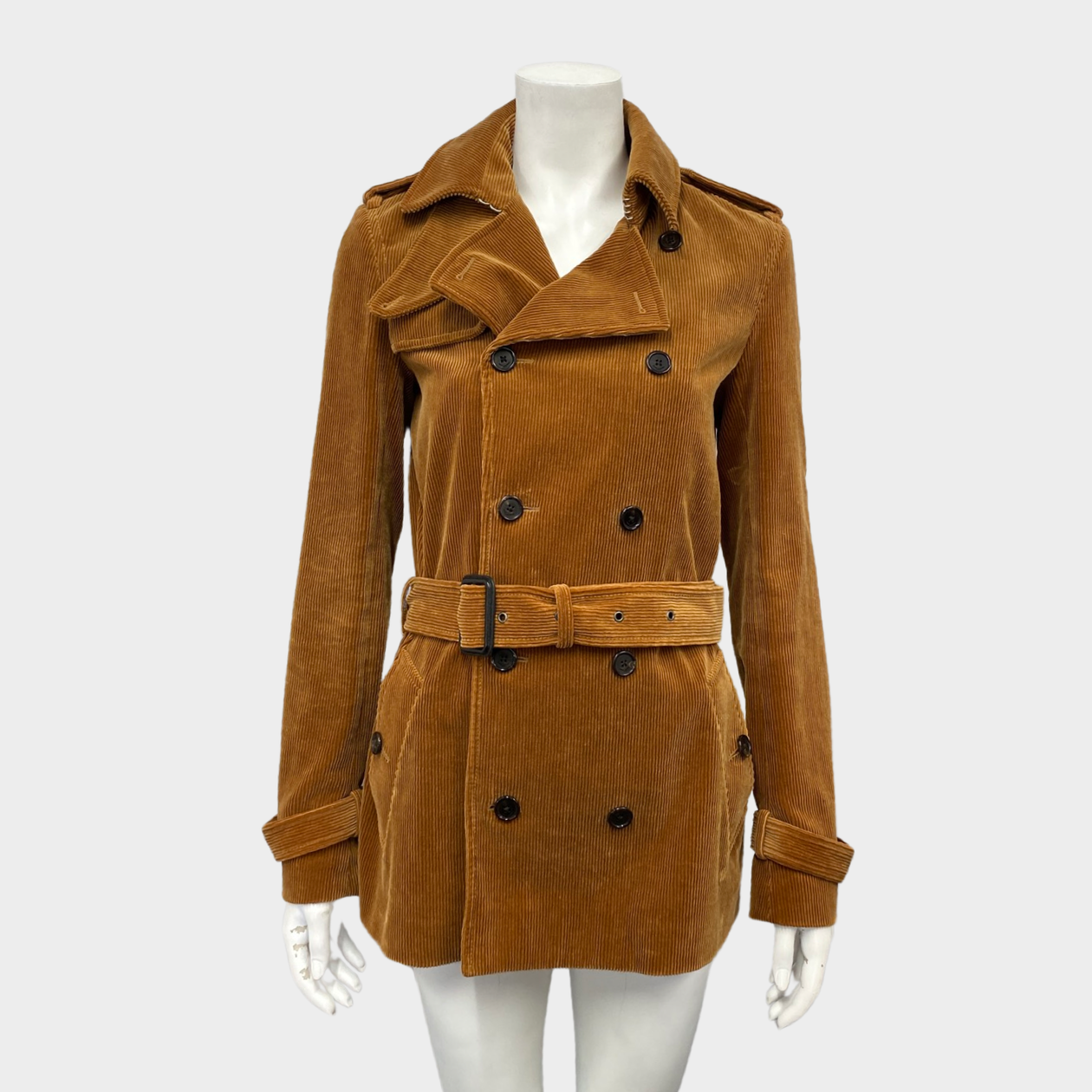 Louis Vuitton Womens Trench Coats, Brown, FR38