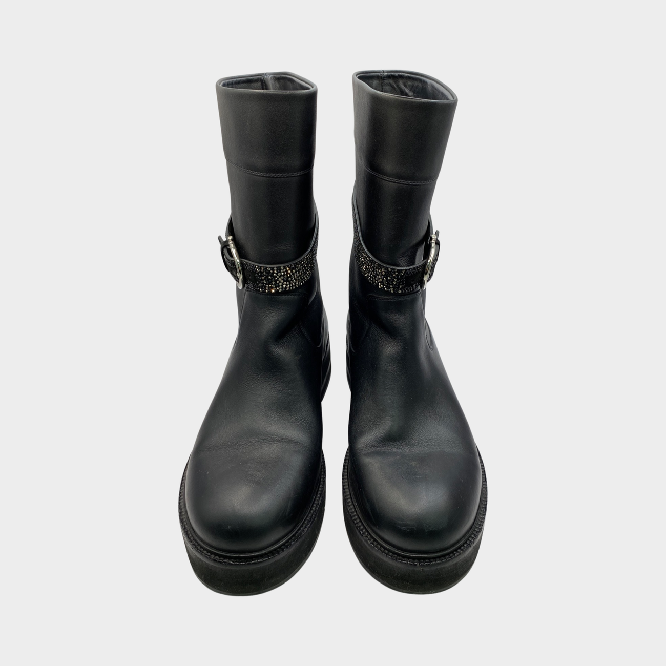 Salvatore Ferragamo Women's Size 6 Black Rubber Thordis Rain Boot Ganc –  Bagriculture