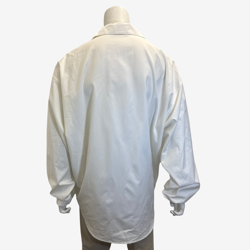 Balenciaga men's Mastercard white jacket