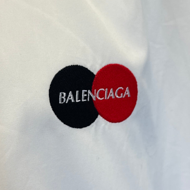 Balenciaga men's Mastercard white jacket