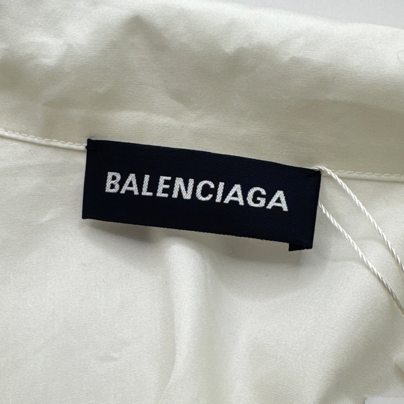 Balenciaga men's Mastercard white jacket