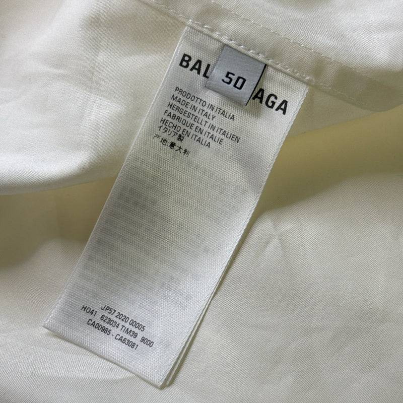 Balenciaga men's Mastercard white jacket