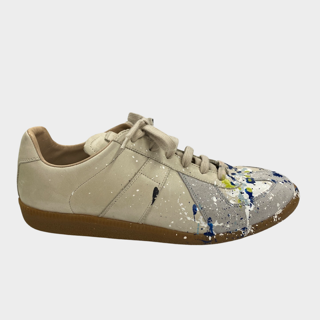 Maison Margiela Men's Replica paint trainers – Loop Generation