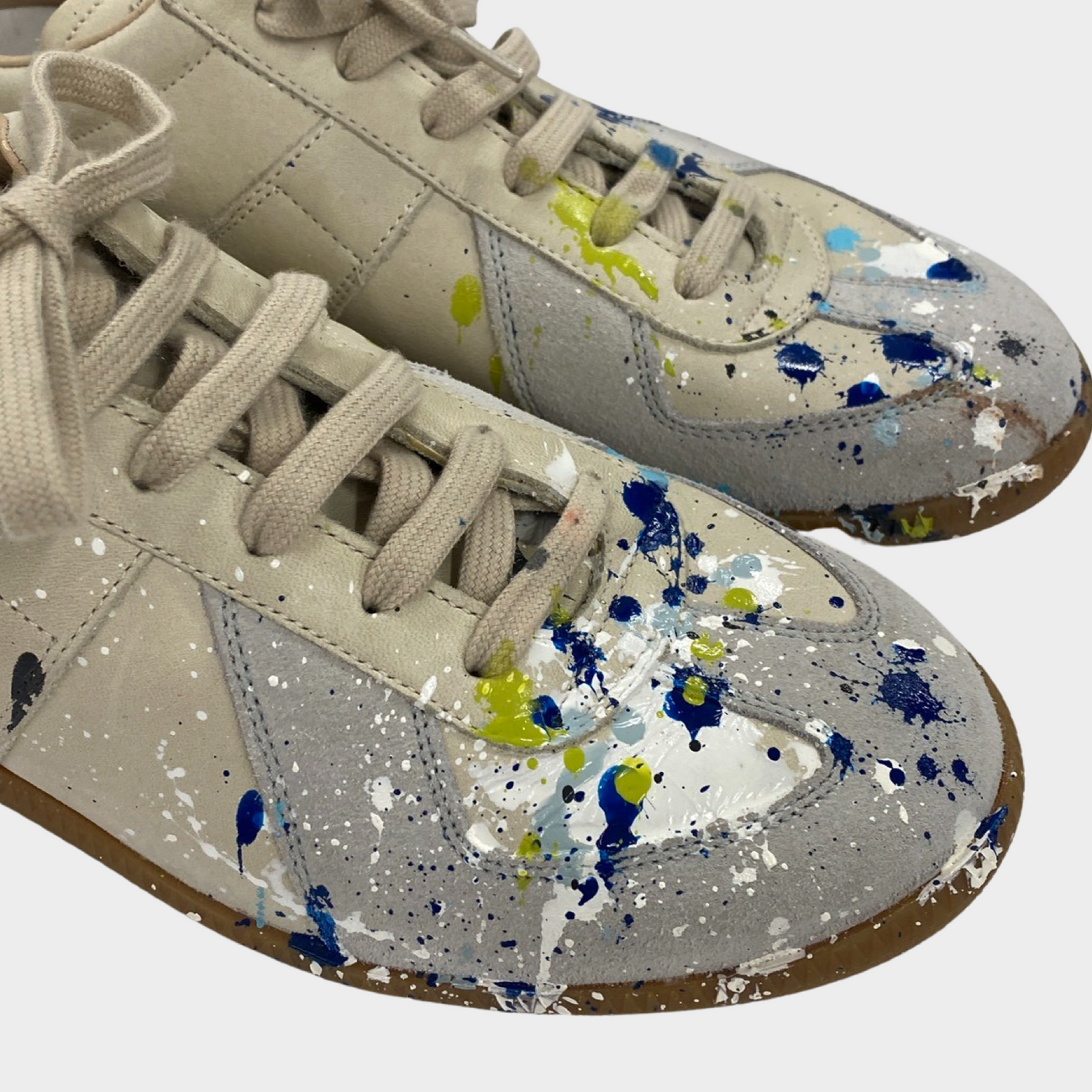 Maison Margiela Men's Replica paint trainers – Loop Generation