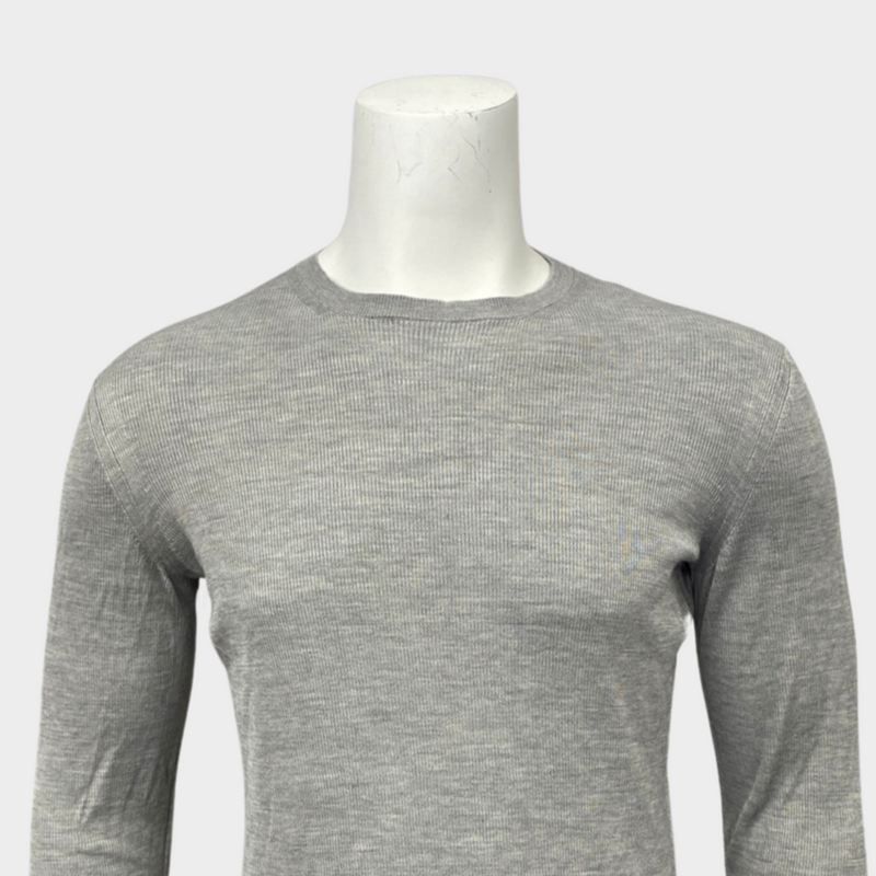 Tom Ford men's grey light-knit jumper