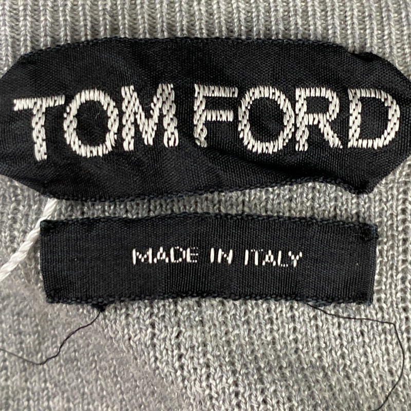 Tom Ford men's grey light-knit jumper