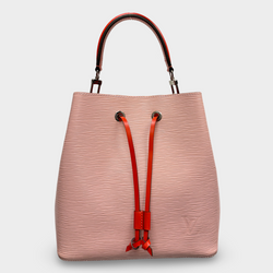 Louis Vuitton Noé Noe Epi leather Rose Valerine Bucket Bag