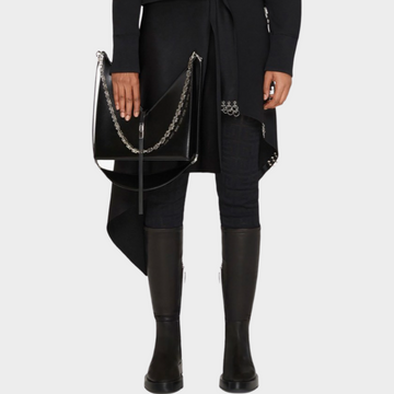 Black Monogram Logo Leggings by Givenchy on Sale