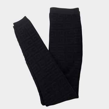 Givenchy women's black 4G monogram viscose leggings – Loop Generation