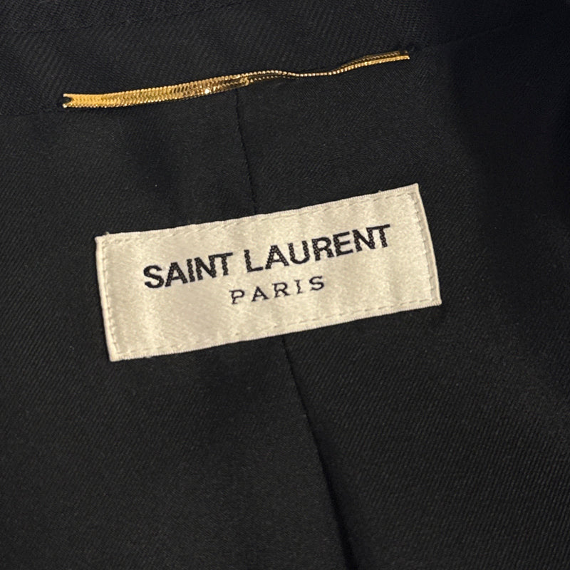 Saint Laurent women's black classic wool blazer