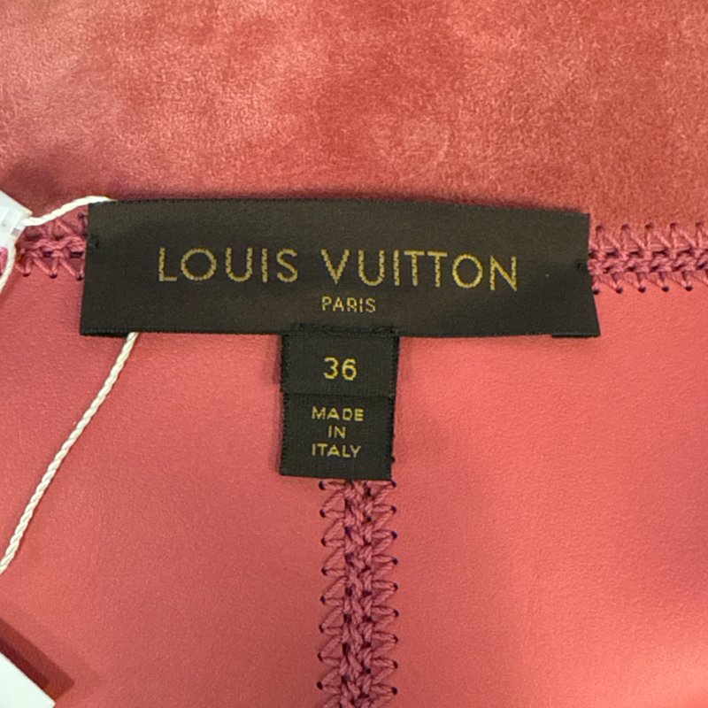 Louis Vuitton Women's Salmon Pink suede Jacket