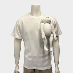 Louis Vuitton men's 2021 ecru 3D monkey monogram t-shirt