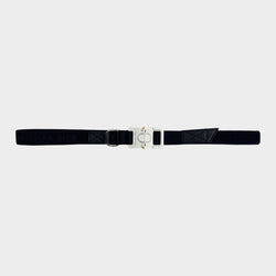 Dior men's black saddle belt