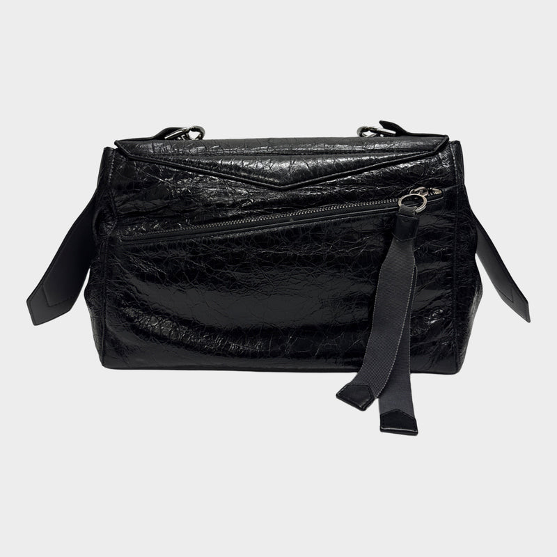 Givenchy ID Flap Black Patent Leather Cross-body Handbag