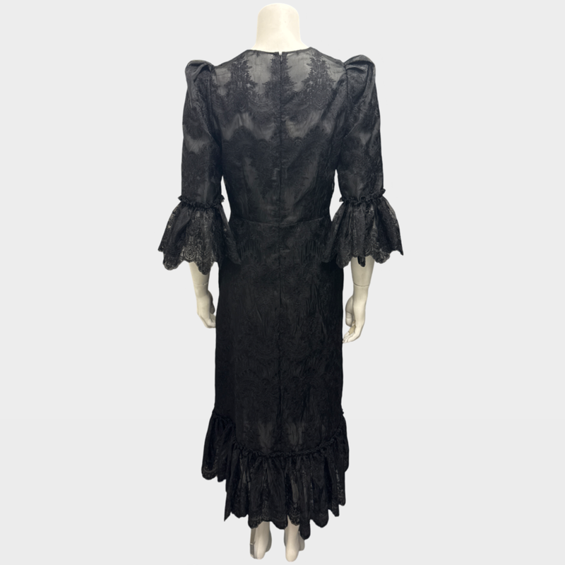 The Vampire's Wife Black organza lace Dress