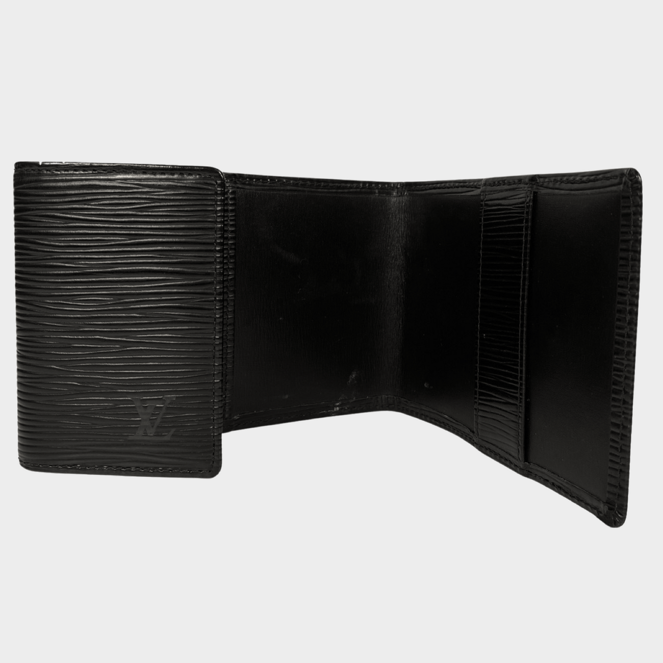 Louis Vuitton Malletier Vintage Black Epi Leather Bifold Bill Wallet – OPA  Vintage