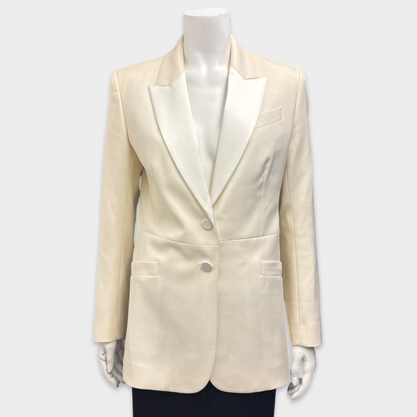 Racil Women's ecru wool blazer